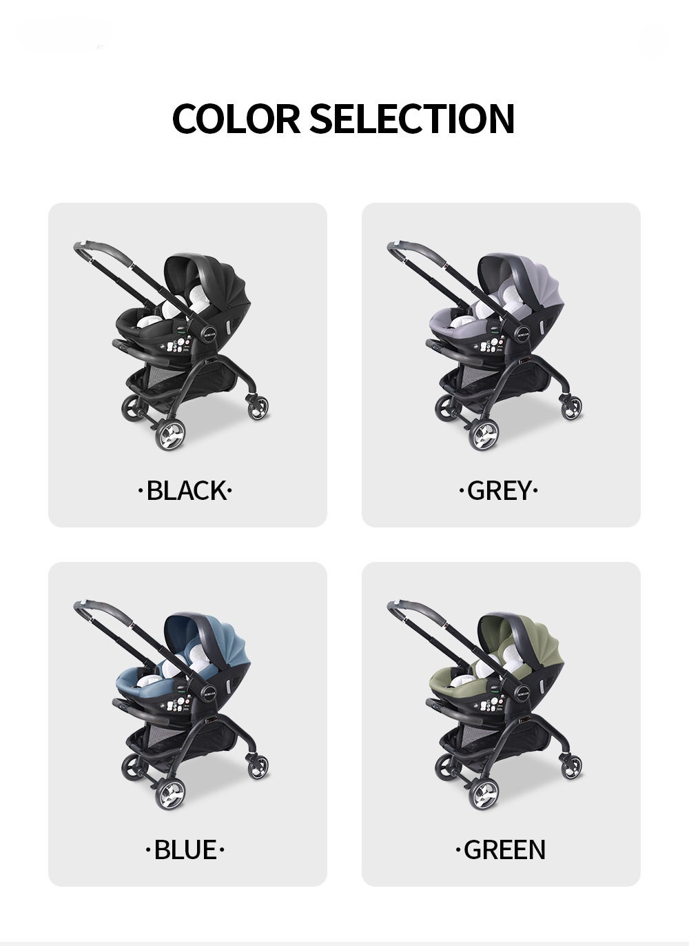 Portable Baby Stroller with Safety Seat – Lightweight Newborn & Toddler Travel Pushchair