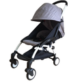 Ultralight Compact Travel Baby Stroller, Reversible Seat Multi-Recline Airplane Carry-On Portable Pram, Color Customizable