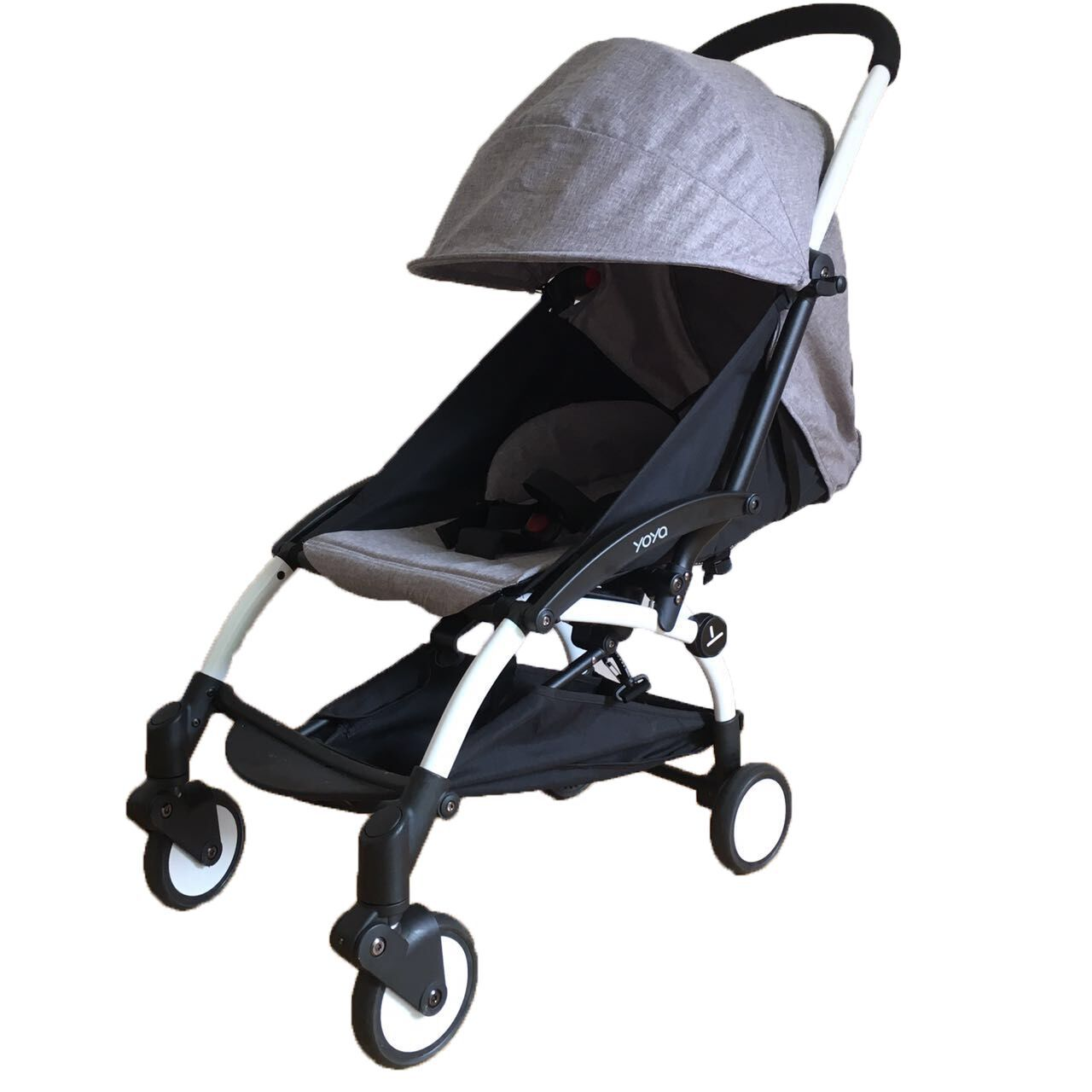 Ultralight Compact Travel Baby Stroller, Reversible Seat Multi-Recline Airplane Carry-On Portable Pram, Color Customizable
