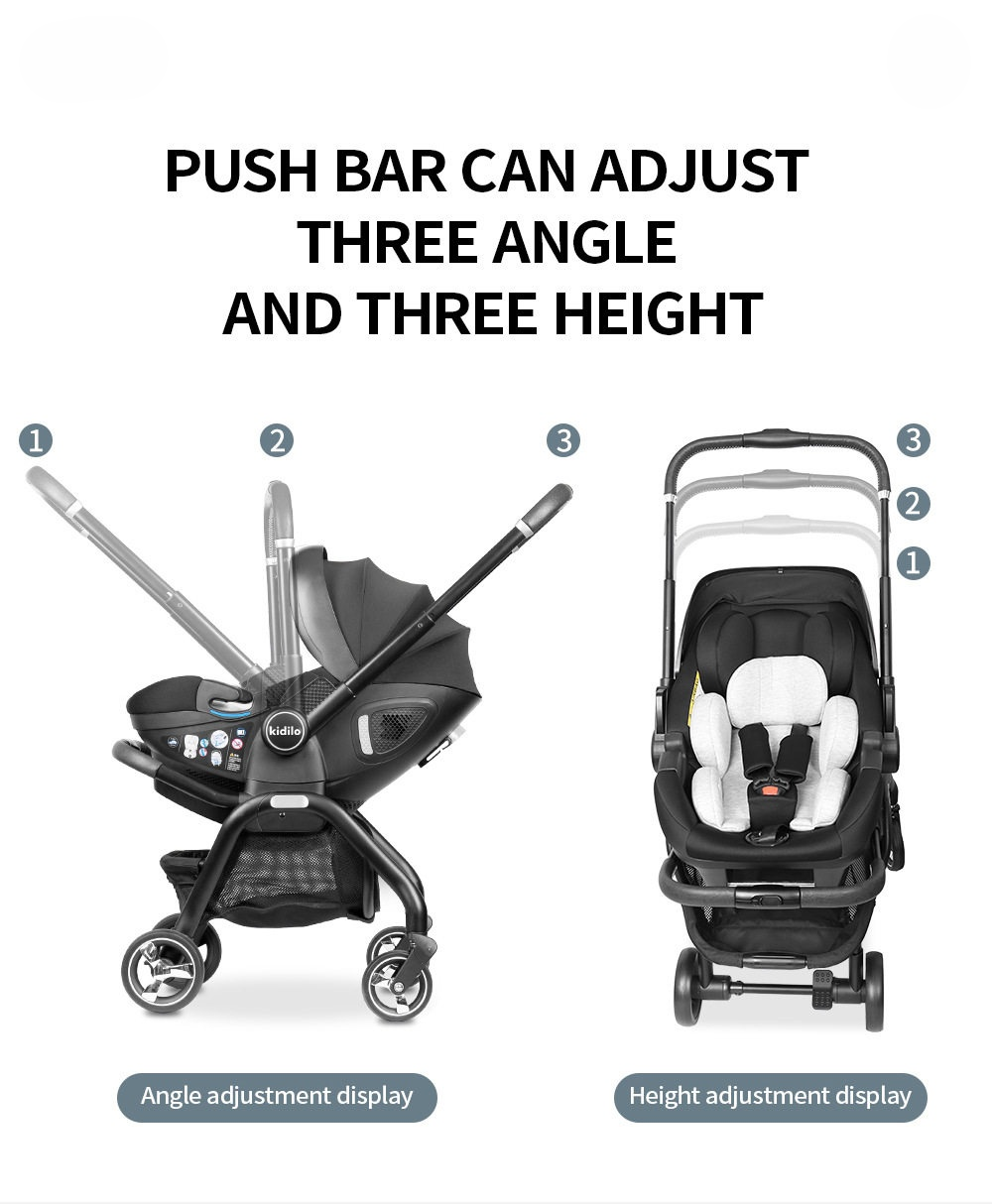 Portable Baby Stroller with Safety Seat – Lightweight Newborn & Toddler Travel Pushchair