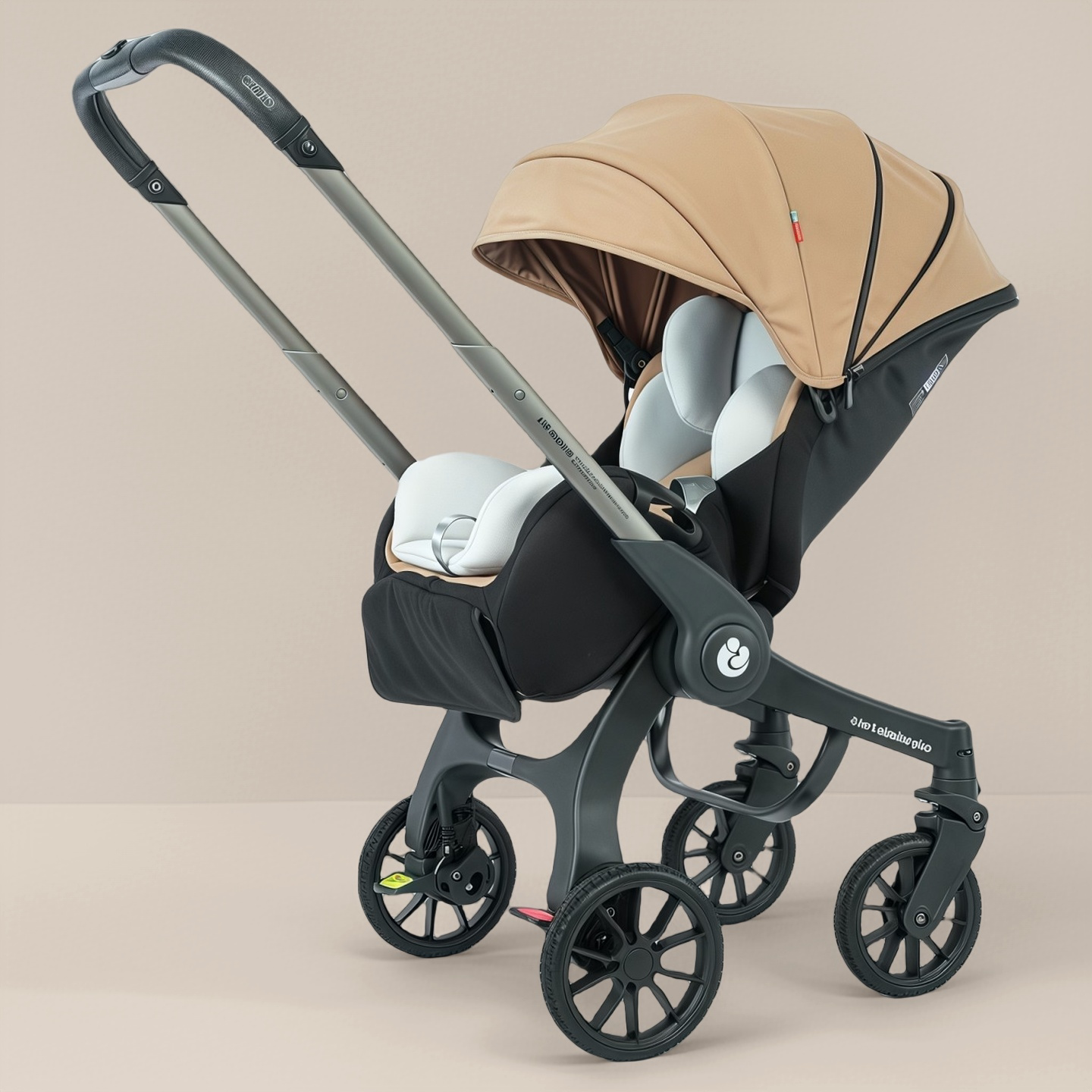 4-in-1 Stroller Travel System Infant Car Seats & Compact Foldable Baby Carriages Combo for Coches Para Bebes Baby Strollers