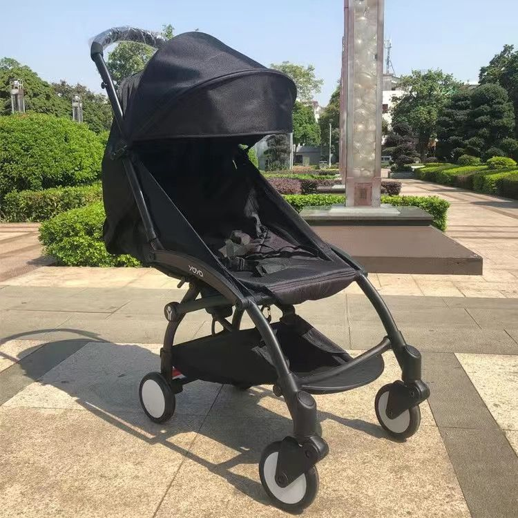 Ultralight Compact Travel Baby Stroller, Reversible Seat Multi-Recline Airplane Carry-On Portable Pram, Color Customizable